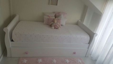 Lit gigogne Gondole finition étoile