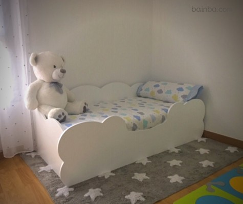 Lit pour enfant Montessori Nuage