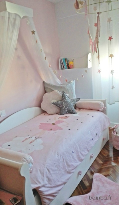 Lit Gondole avec baldaquin