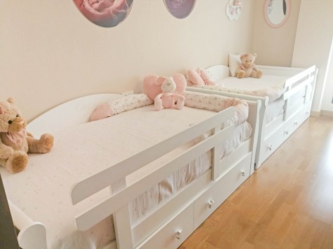 Chambre double avec lit Gondole et barrière