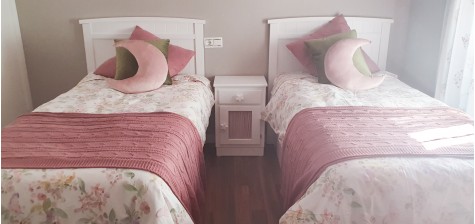 Chambre 2 lits enfant courbe