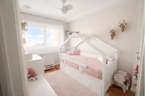 Lit gigogne cabane blanc