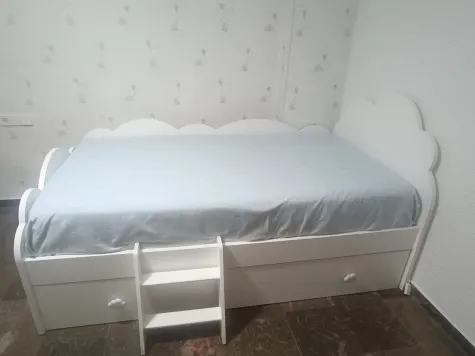 Lit enfant avec tiroirs Nuage