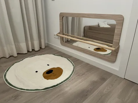 Miroir montessori bouleau