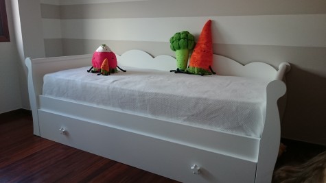 Lit gigogne Gondole + Dossier Nuage