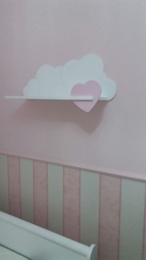 Étagère enfant Coeur